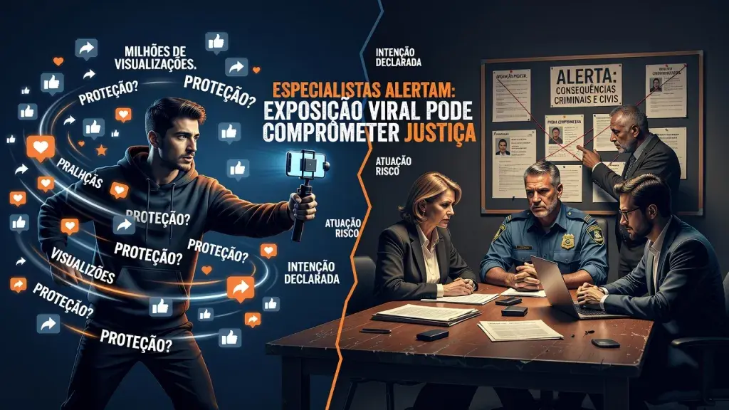 Enquanto vídeos de influenciadores que expõem supostos predadores sexuais acumulam milhões de visualizações nas redes sociais, especialistas em segurança pública, Direito e investigação digital fazem um alerta: embora a intenção declarada seja proteger cr