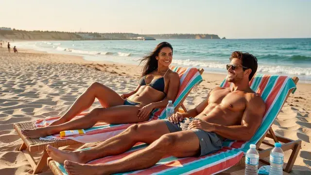 Maiara Curte Praia em Portugal com Namorado Mais Novo
